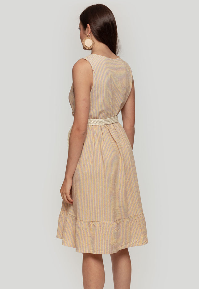VESTIDO ARMONIAS CORDONES
