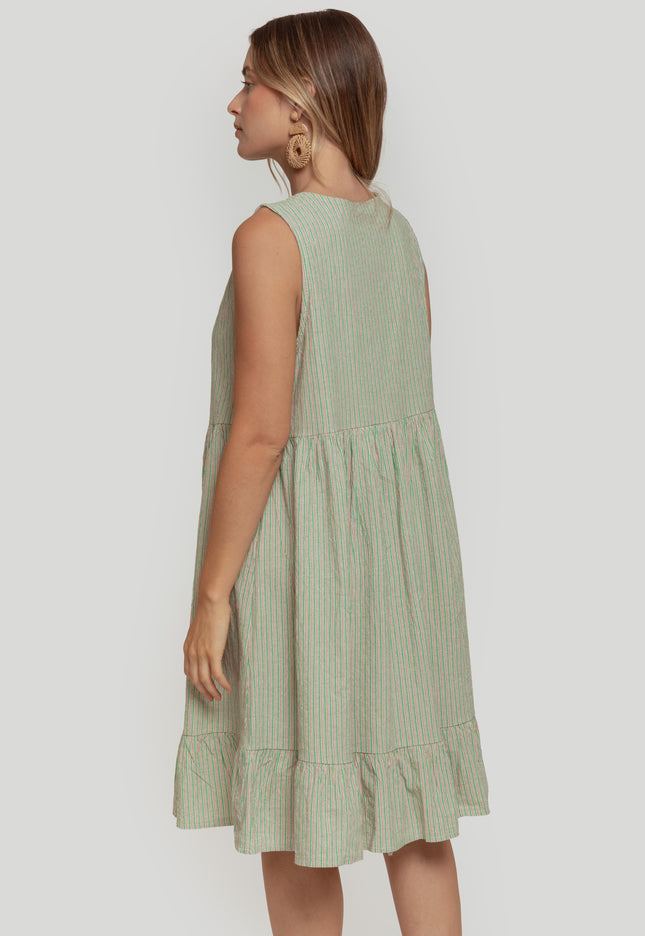 VESTIDO ARMONIAS CORDONES