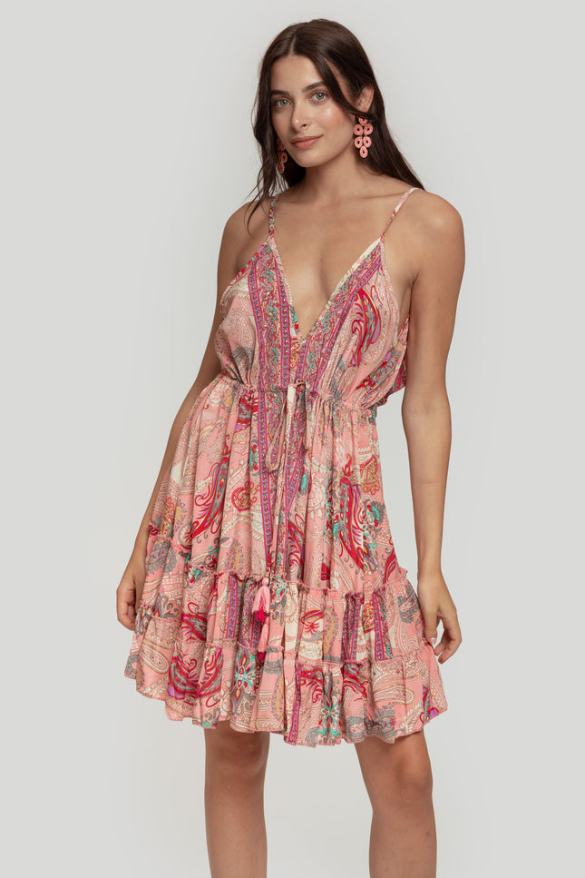 VESTIDO BOHO SEDA