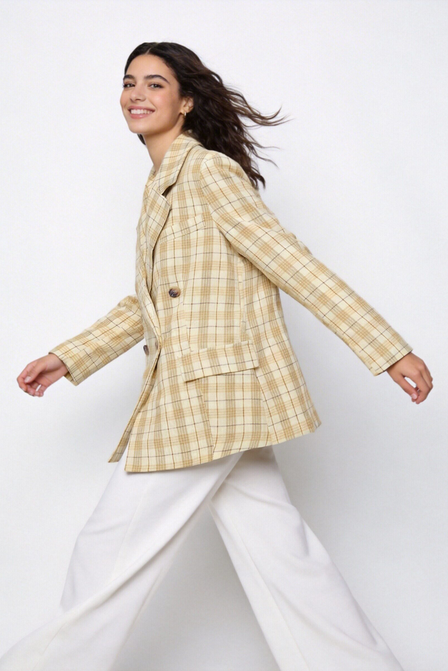 CHAQUETA ARMONIAS CUADROS