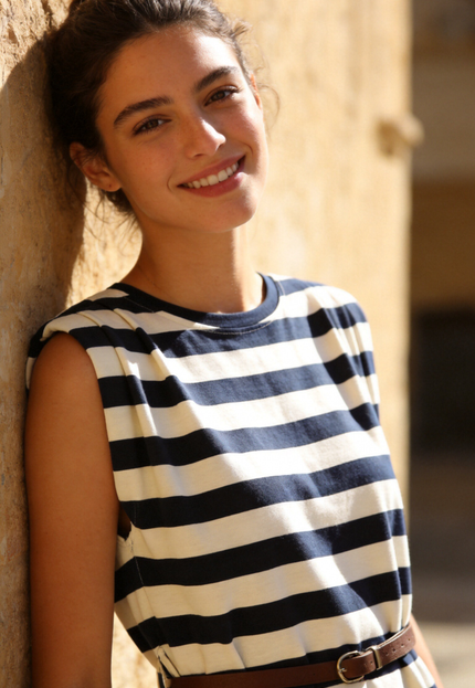 VESTIDO ARMONIAS TEEN RAYAS