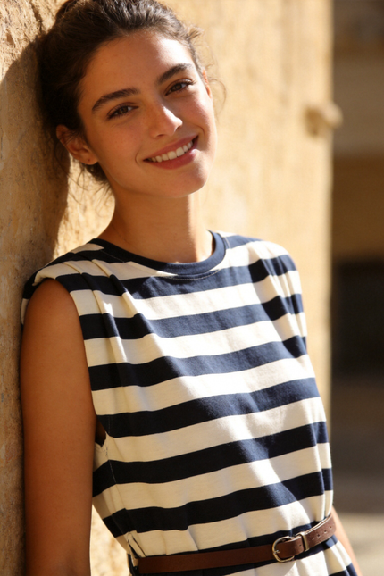 VESTIDO ARMONIAS TEEN RAYAS
