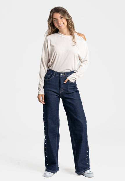 JEANS ARMONIAS TEEN TACHUELAS