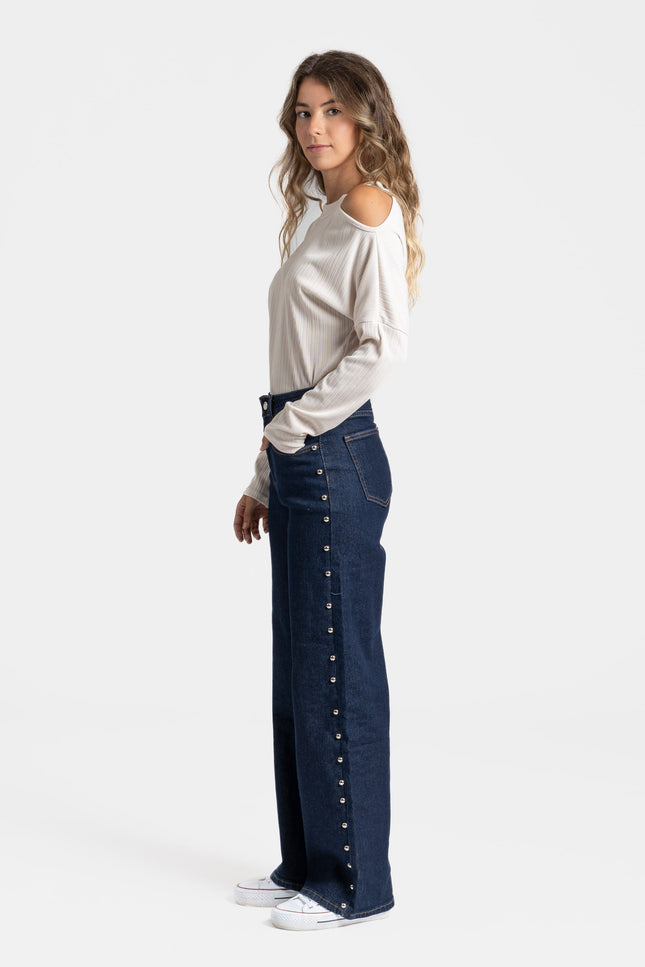 JEANS ARMONIAS TEEN TACHUELAS
