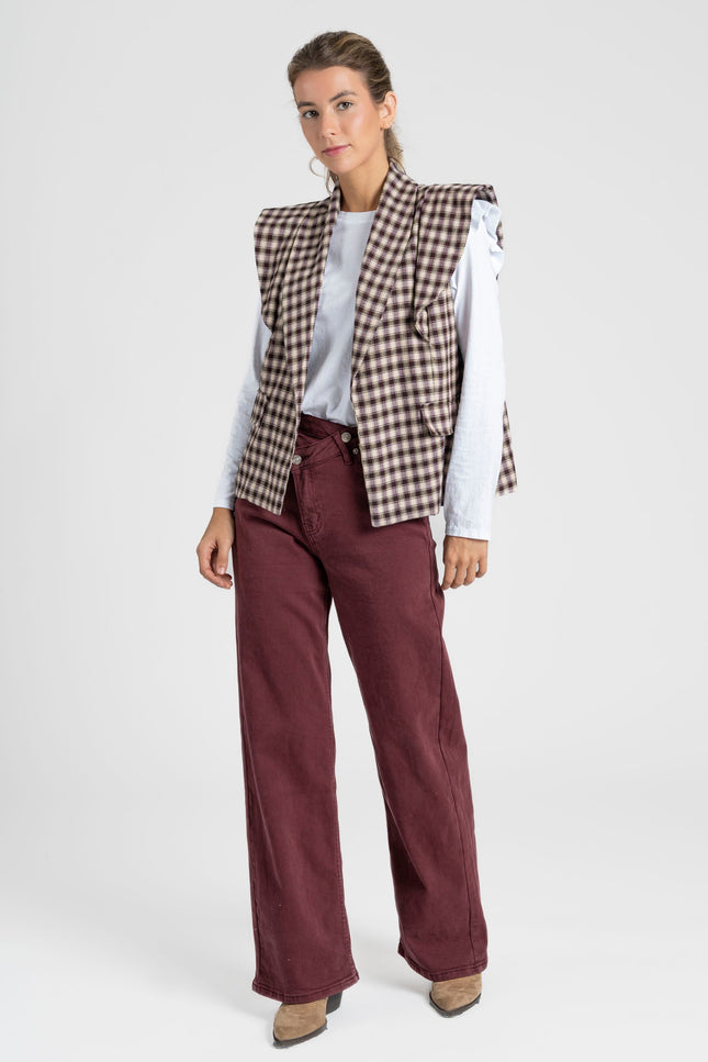 CHALECO ARMONIAS TEEN CUADROS