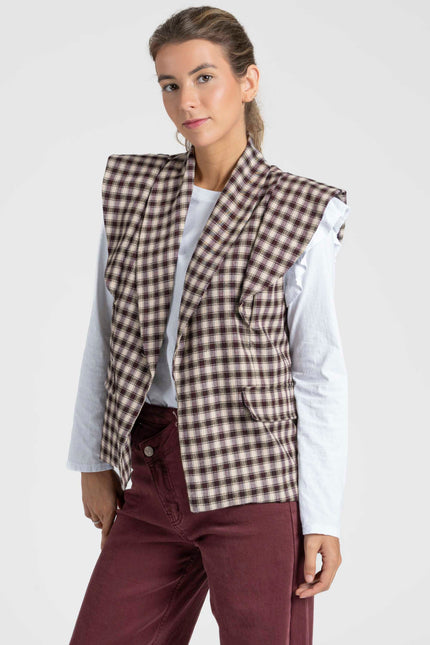 CHALECO ARMONIAS TEEN CUADROS