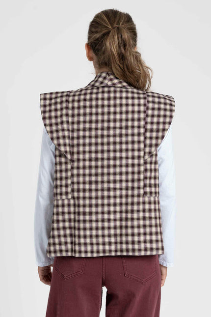 CHALECO ARMONIAS TEEN CUADROS