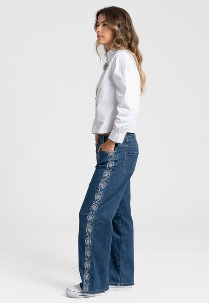 JEANS ARMONIAS TEEN BORDADOS