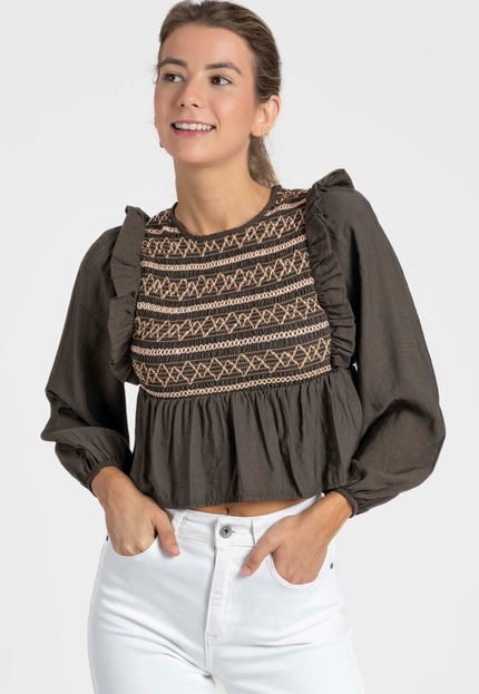 BLUSA ARMONIAS TEEN BORDADOS
