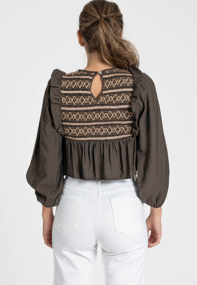 BLUSA ARMONIAS TEEN BORDADOS
