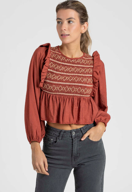 BLUSA ARMONIAS TEEN BORDADOS