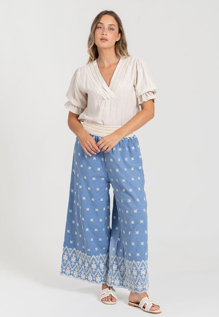 PANTALÓN ARMONIAS BORDADOS