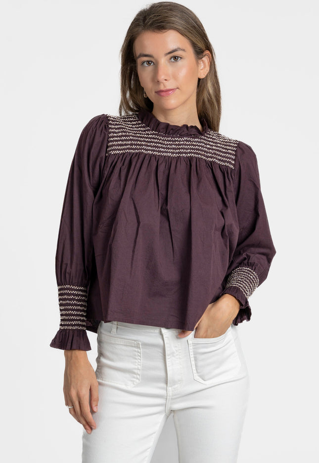 BLUSA ARMONIAS TEEN BORDADOS