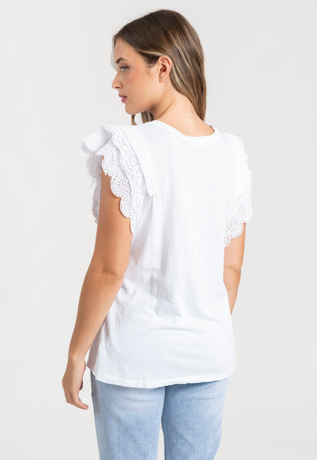 CAMISETA ARMONIAS BORDADOS