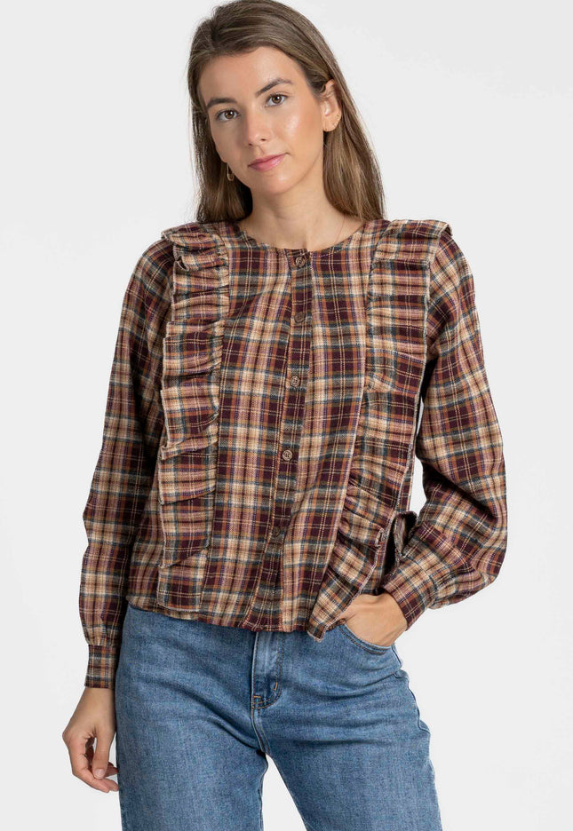 BLUSA ARMONIAS TEEN CUADROS