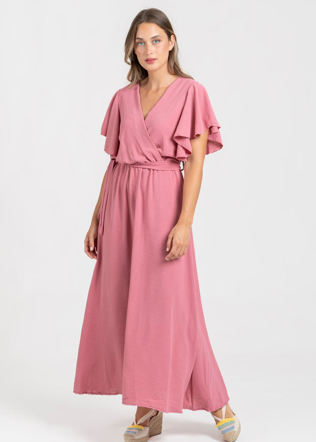VESTIDO ARMONIAS ROSA