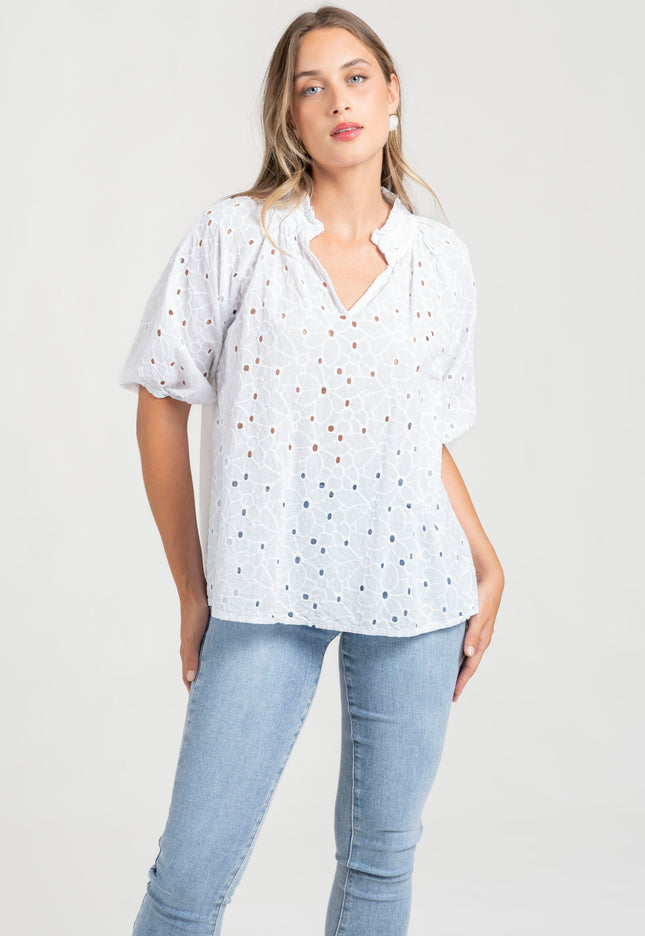 BLUSA ARMONIAS BORDADOS