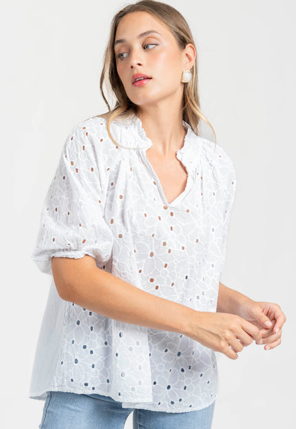 BLUSA ARMONIAS BORDADOS