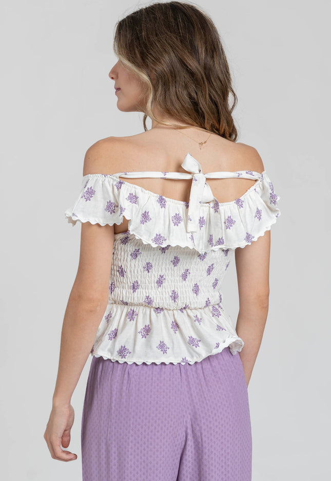 TOP MASSIMA GRAZIA ESTAMPADO