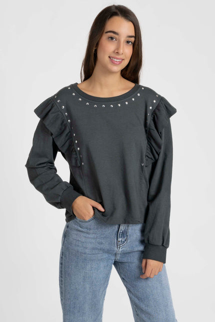 CAMISETA ARMONIAS TEEN TACHUELAS