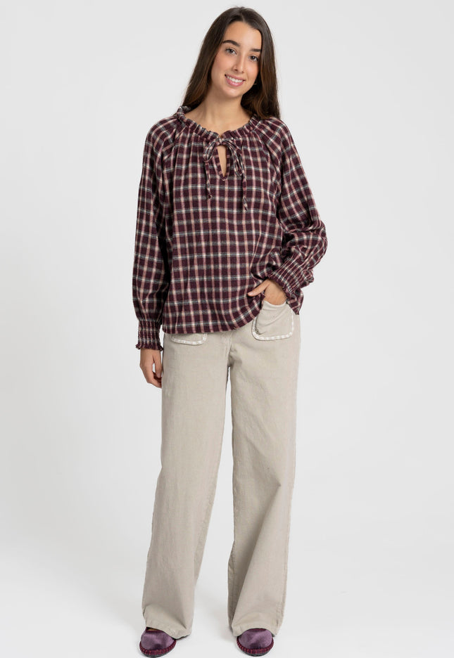 BLUSA ARMONIAS TEEN CUADROS