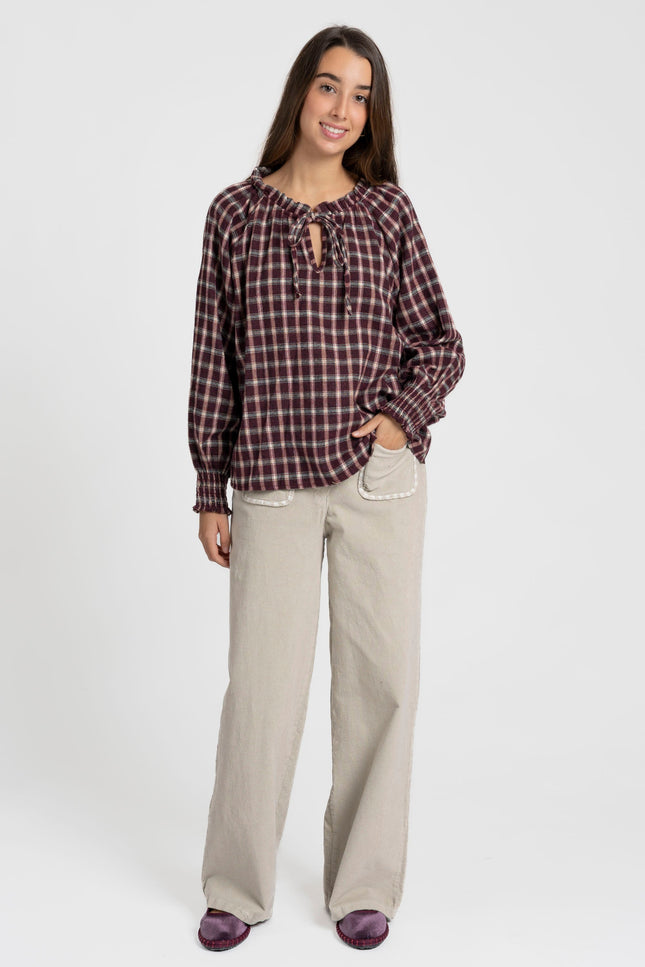 BLUSA ARMONIAS TEEN CUADROS