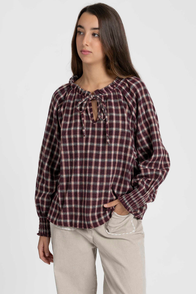 BLUSA ARMONIAS TEEN CUADROS