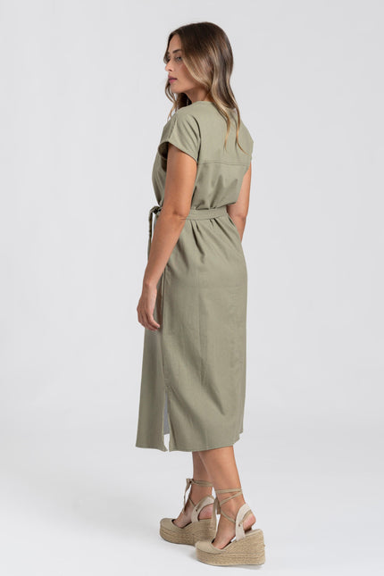 VESTIDO ARMONIAS LINO