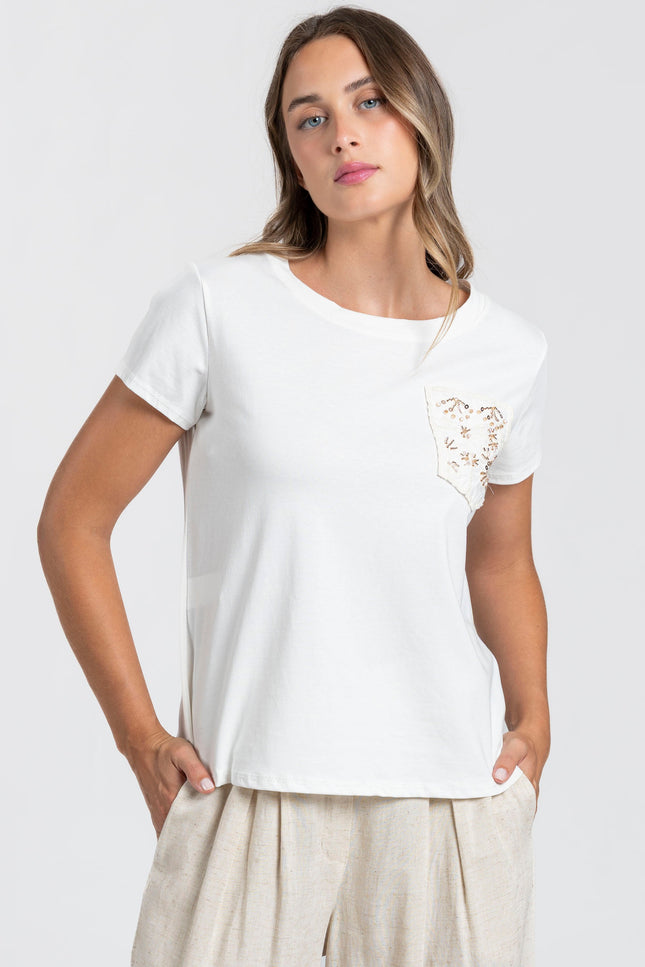 CAMISETA ARMONIAS ABALORIOS