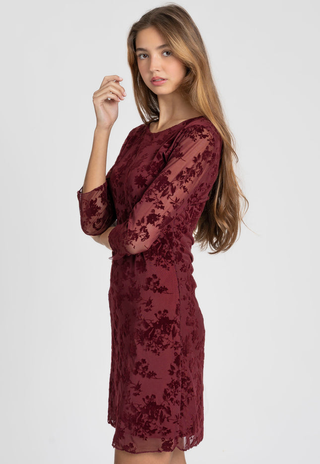 VESTIDO ARMONIAS ENCAJE