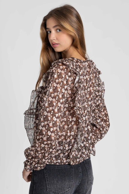 BLUSA ARMONIAS ESTAMPADO BRILLO