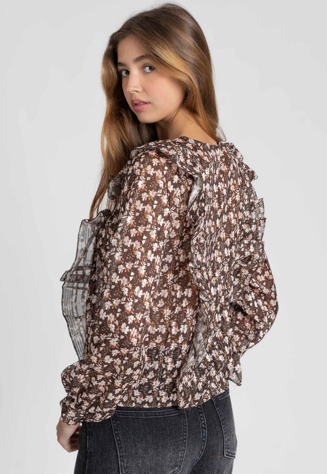 BLUSA ARMONIAS ESTAMPADO BRILLO