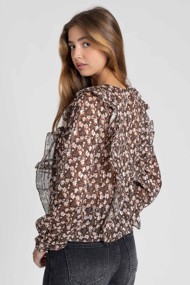 BLUSA ARMONIAS ESTAMPADO BRILLO