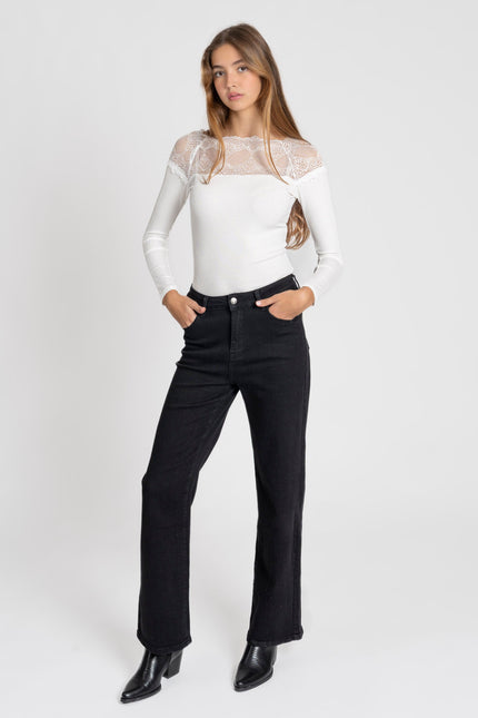 CAMISETA ARMONIAS ENCAJE