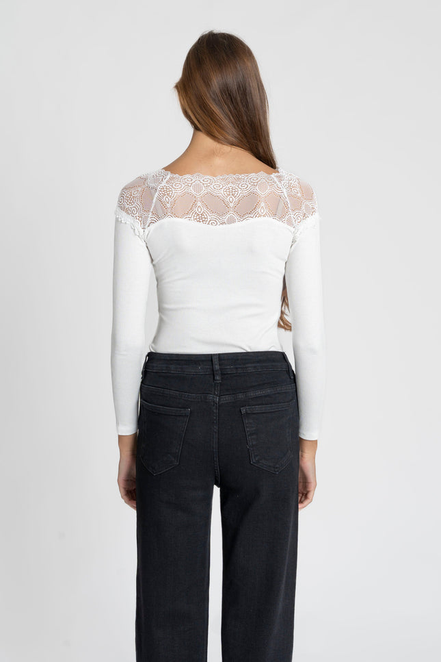 CAMISETA ARMONIAS ENCAJE