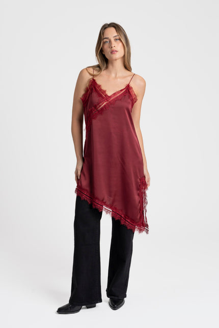 VESTIDO ARMONIAS SATINADO