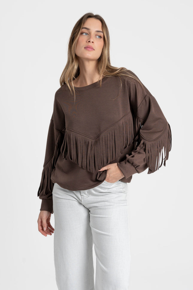 SUDADERA ARMONIAS FLECOS