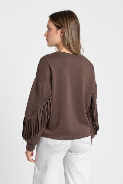 SUDADERA ARMONIAS FLECOS