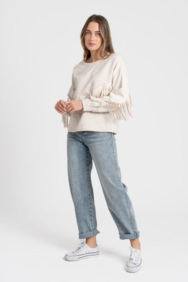 SUDADERA ARMONIAS FLECOS