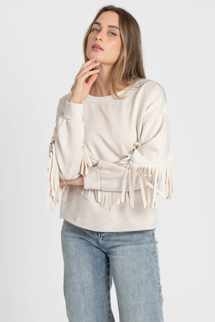 SUDADERA ARMONIAS FLECOS