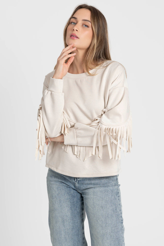 SUDADERA ARMONIAS FLECOS