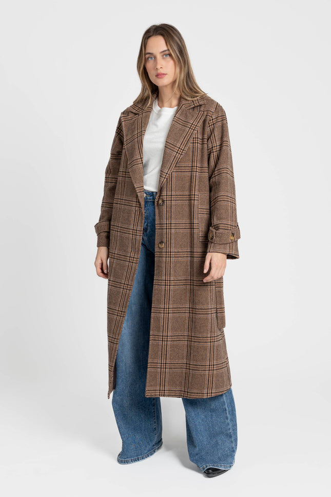 ABRIGO ARMONIAS LARGO ALGODÓN