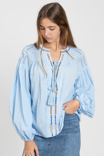 BLUSA ARMONIAS PREMIUM BORDADOS