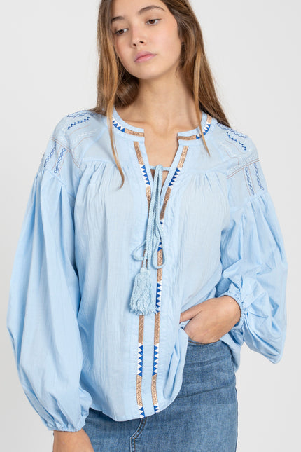 BLUSA ARMONIAS PREMIUM BORDADOS