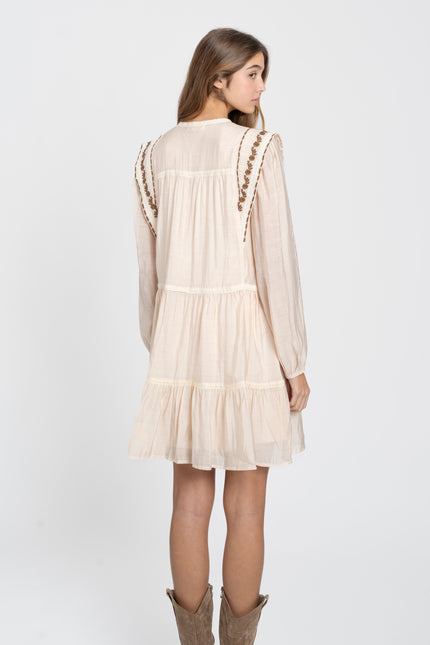 VESTIDO ARMONIAS PREMIUM BORDADOS