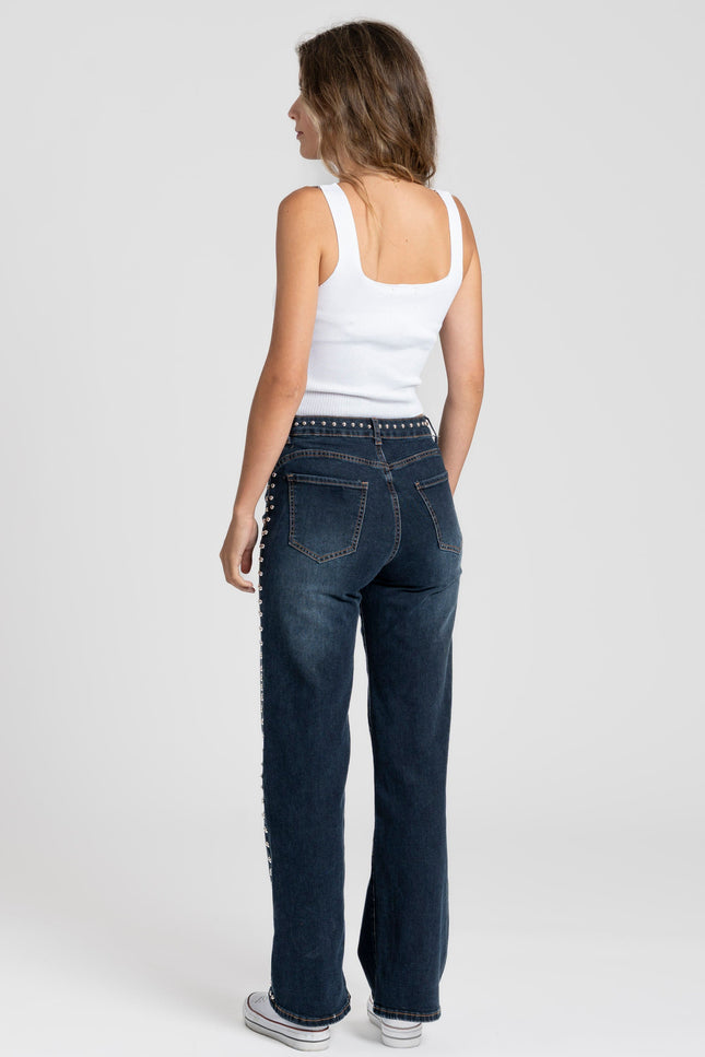 JEANS ARMONIAS TEEN TACHUELAS