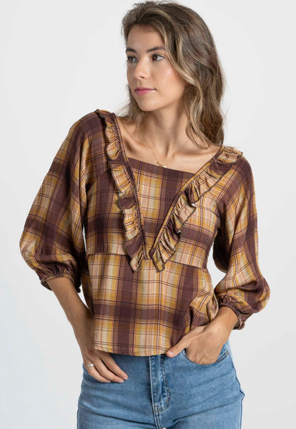 BLUSA ARMONIAS TEEN CUADROS