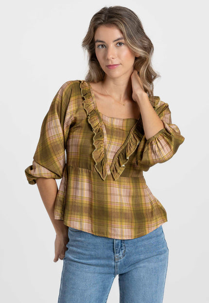 BLUSA ARMONIAS TEEN CUADROS