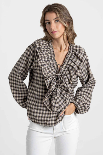 BLUSA ARMONIAS TEEN CUADROS