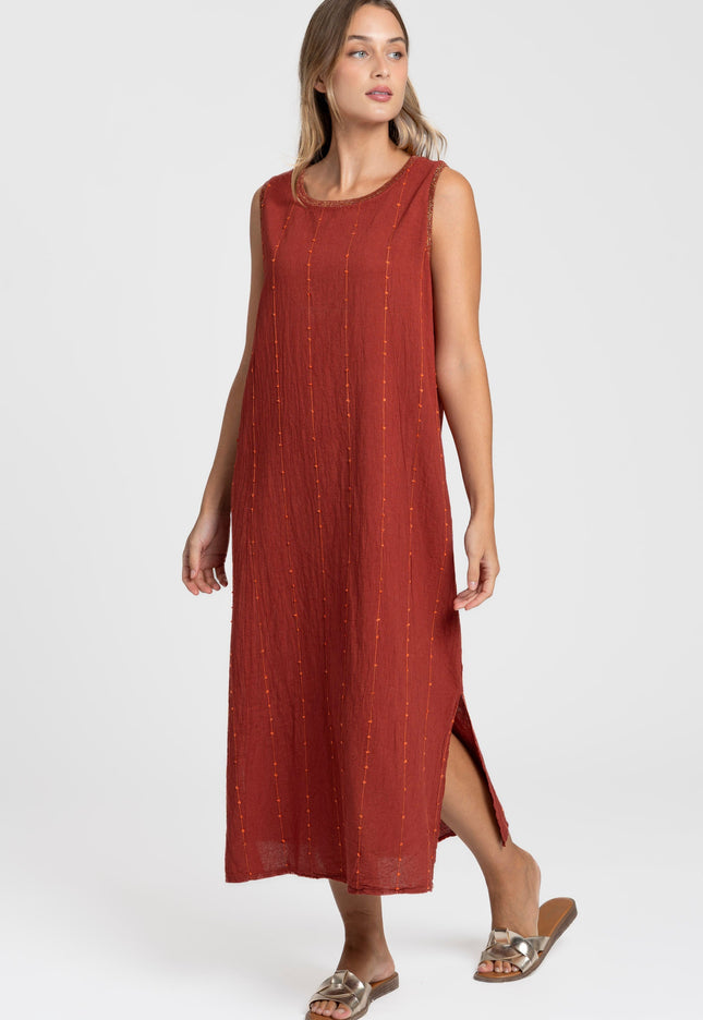 VESTIDO ARMONIAS LINO